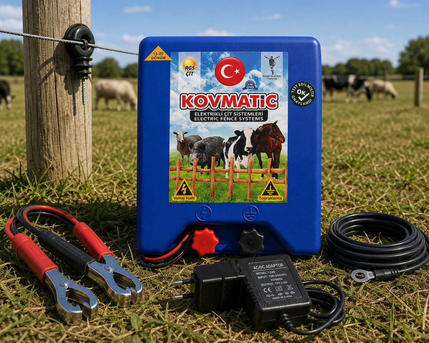15-20 Dönümlük Elektrikli Çit Makinesi
