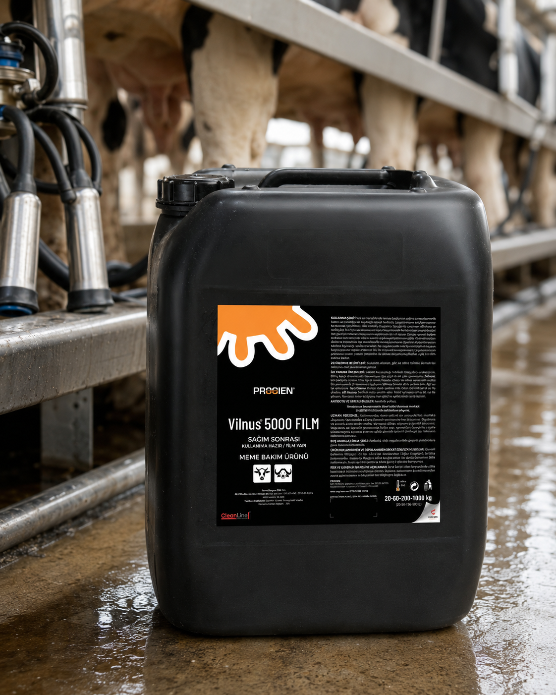 Vilnus 5000 ppm Aktif İyot Bazlı sağım sonrası